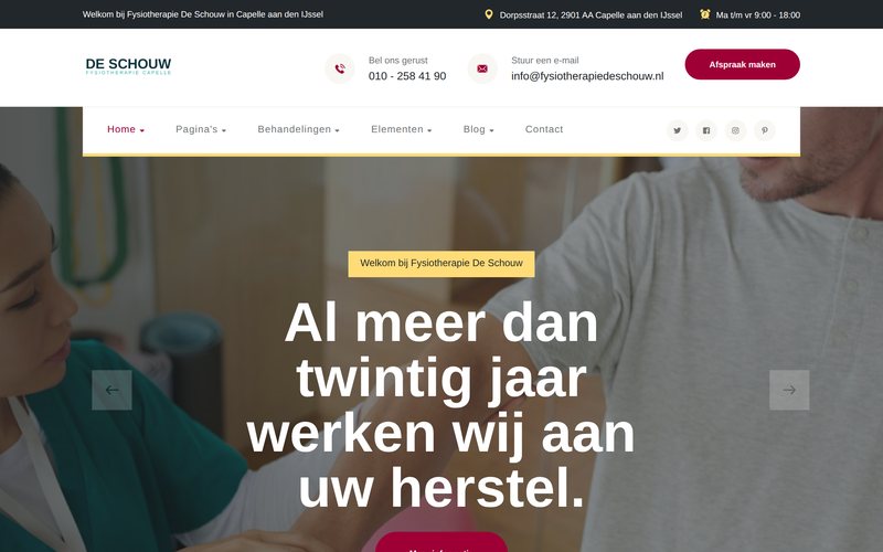 Voorbeeldontwerp fysiotherapie