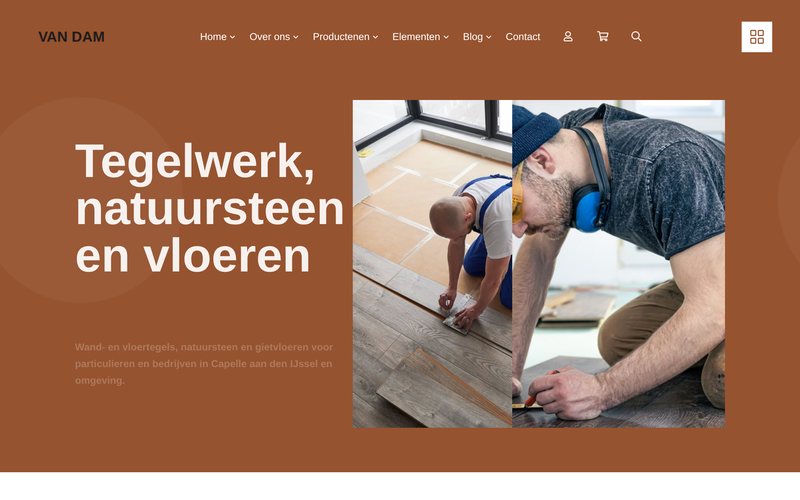 Voorbeeldontwerp tegels en vloeren